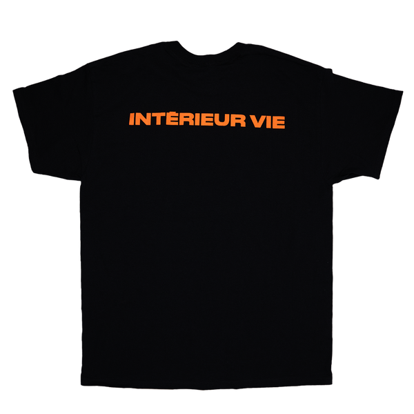 T-shirt noir Intérieur Vie – Store Hervé