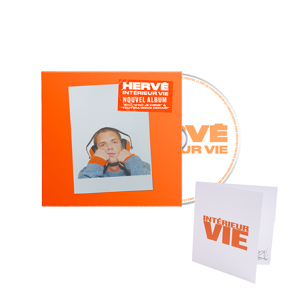 CD "Intérieur Vie" + Carte dédicacée