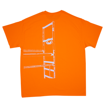 T-shirt orange Échafaudage