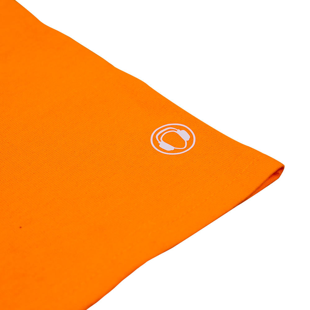 T-shirt orange Échafaudage